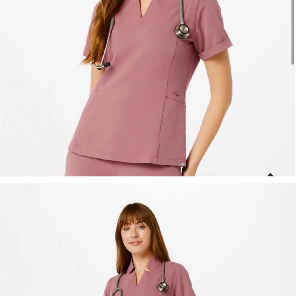 FIGS- Inala scrub top and High Waisted Yola Skinny Scrub Pants